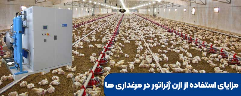 مزایای استفاده از ازن ژنراتور در مرغداری ‌ها